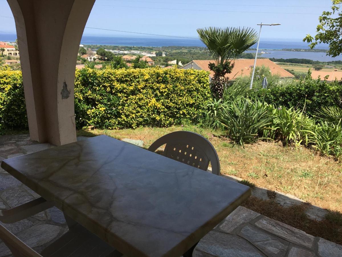 Rez De Villa Vue Mer Panoramique Furiani Exterior foto